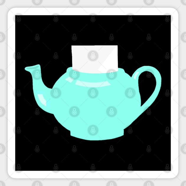 Pam's Teapot Magnet by millayabella